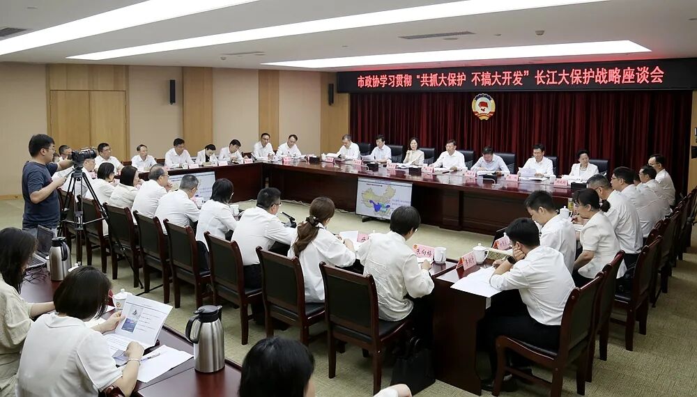 武汉市政协召开学习贯彻“共抓大保护 不搞大开发”长江大保护战略座谈会