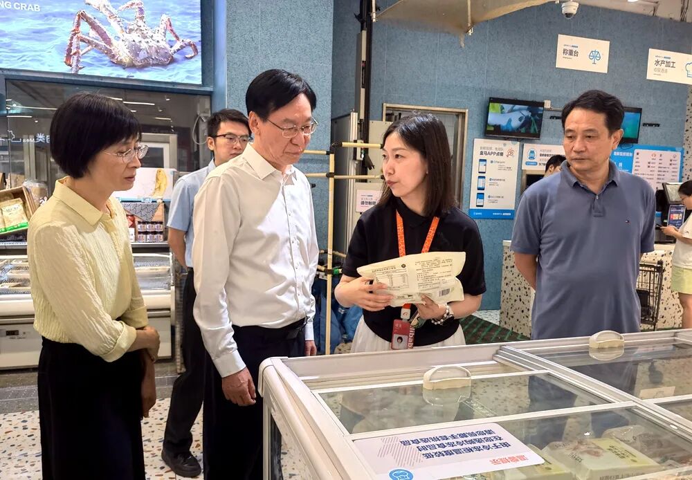 梁鸣带队调研武汉市农产品销售市场情况